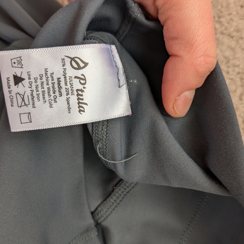 P'tula Charcoal High-Waisted Leggings - Picture 5 of 5